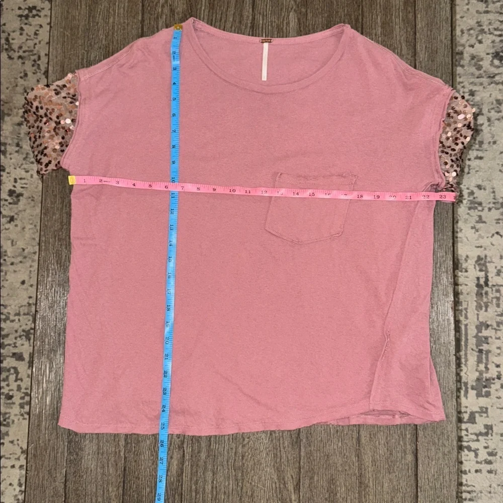 Free People Celine Tee Lavender Shadows